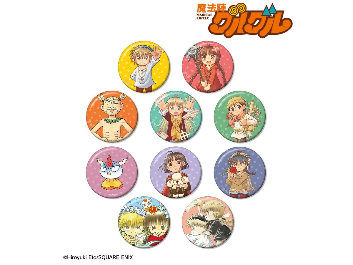 Mahoujin Guruguru: Trading Can Badge 1Box 10Pcs