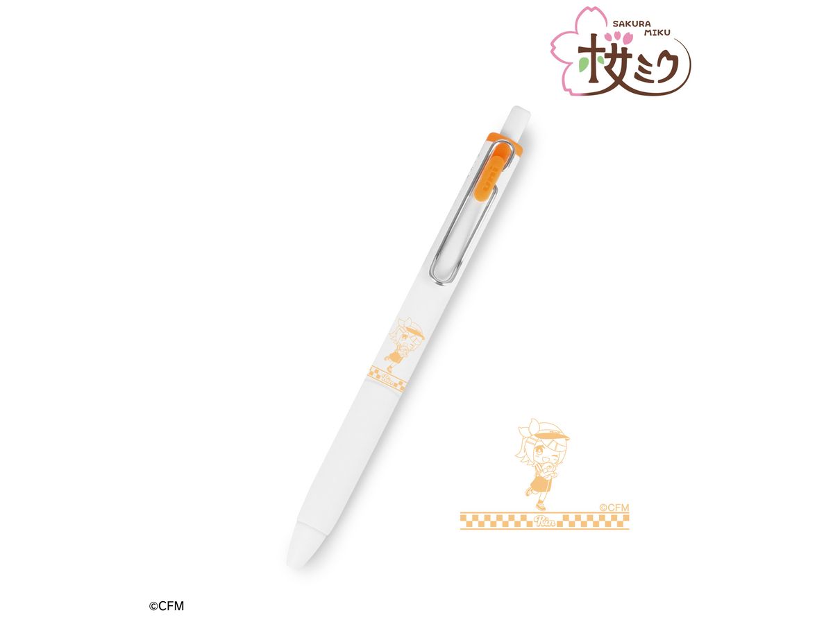 Hatsune Miku: Kagamine Rin Chibi Character Uni-Ball One Gel Ink Pen