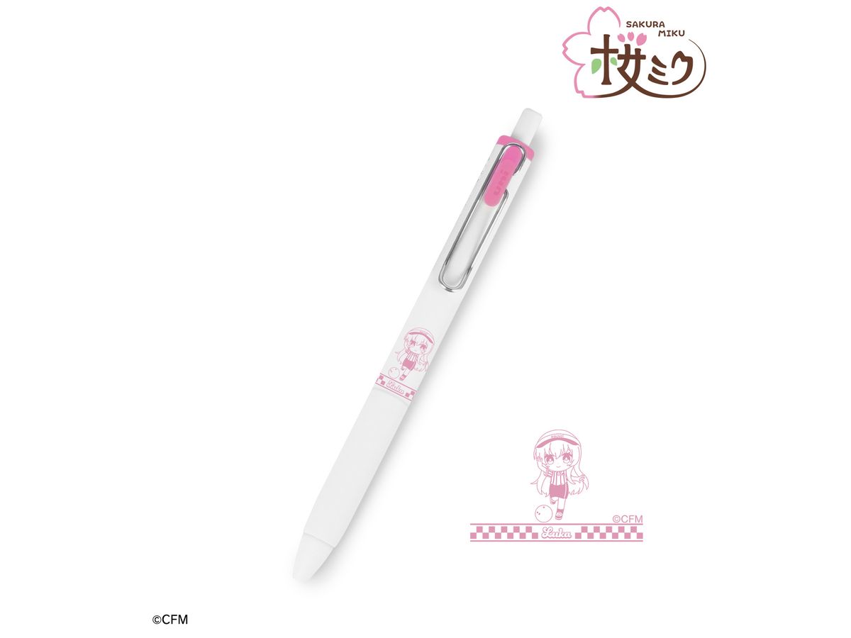 Hatsune Miku: Megurine Luka Chibi Character Uni-Ball One Gel Ink Pen