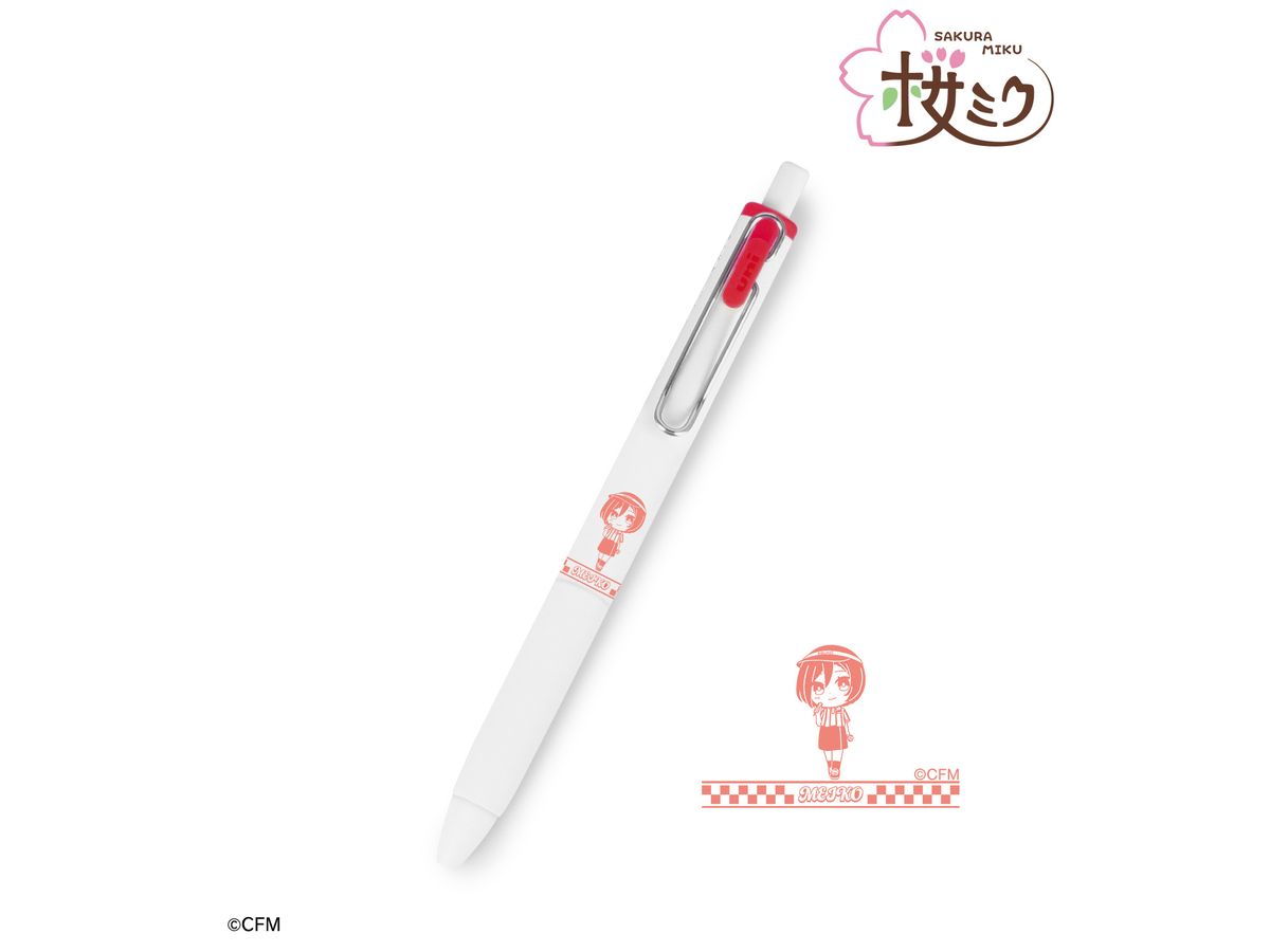 Hatsune Miku: Meiko Chibi Character Uni-Ball One Gel Ink Pen
