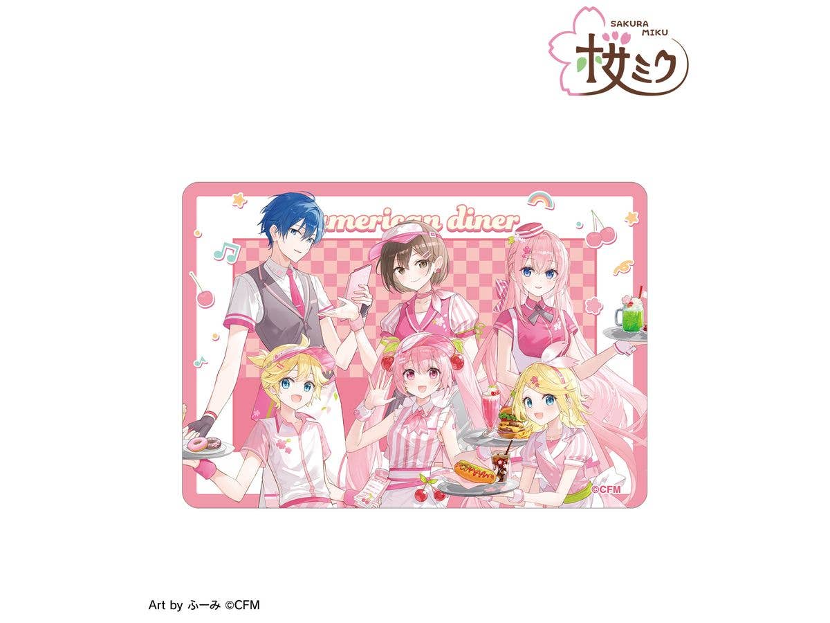 Hatsune Miku: Newly Drawn Group American Diner Ver. Art By Fuumi B8 Hard Card Case