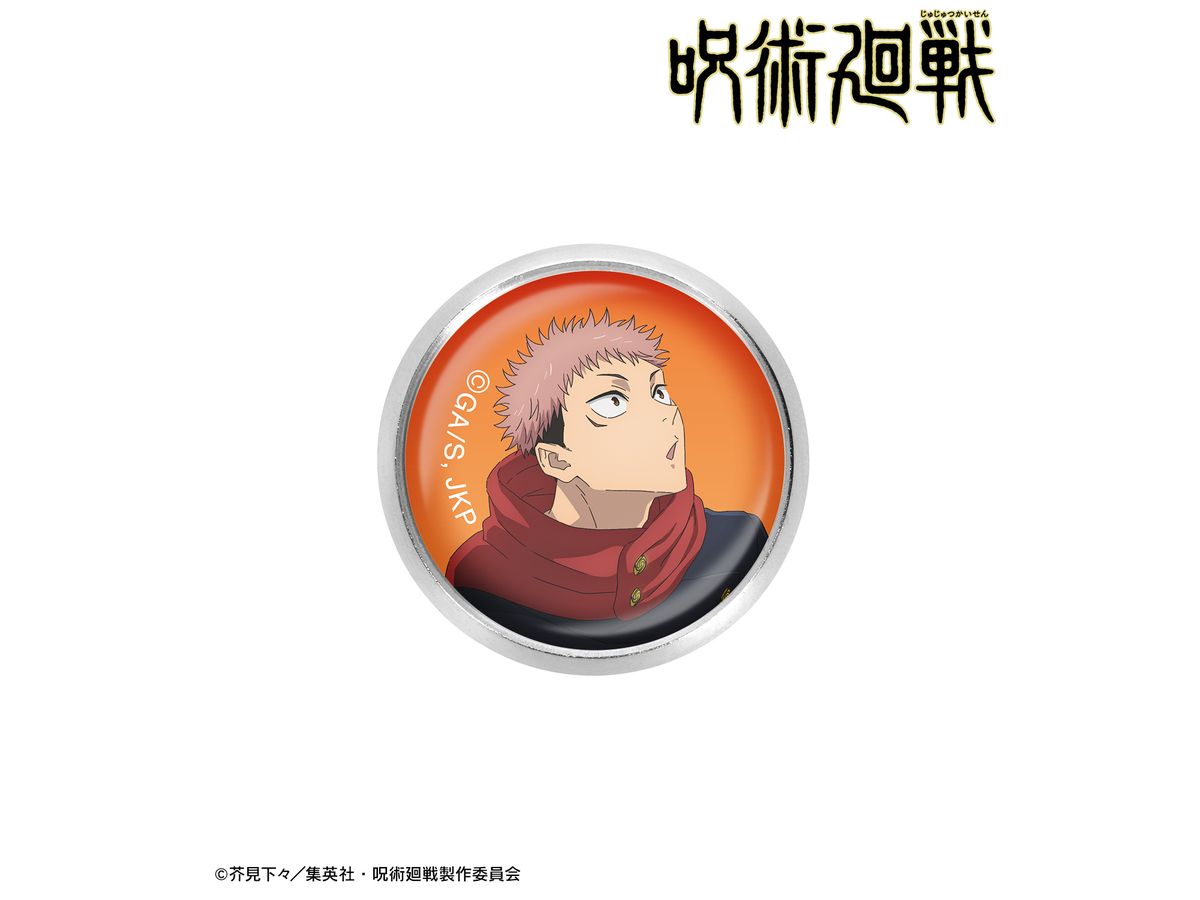 Tv Anime Jujutsu Kaisen: Yuji Itadori Glass Magnet Pin Badge