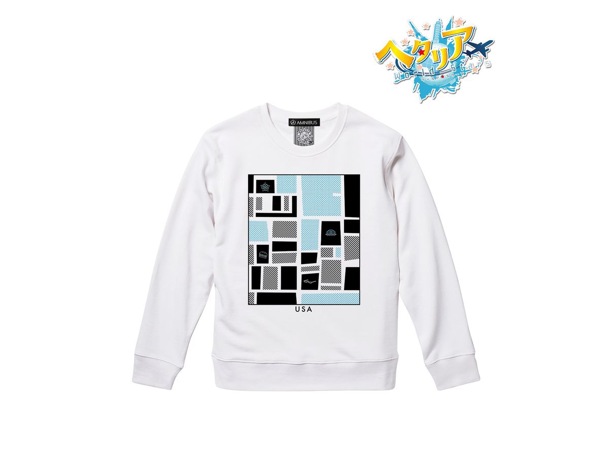 Hetalia: World Stars: America Sweatshirt: Ladies (Size: L)