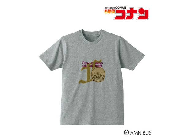 Detective Conan Initial T-shirt (Rei Furuya) : Ladies (Size : M)