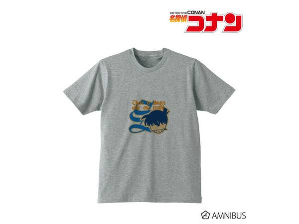 Detective Conan Initial T-shirt (Shinichi Kudo) : Men's (Size : XL)