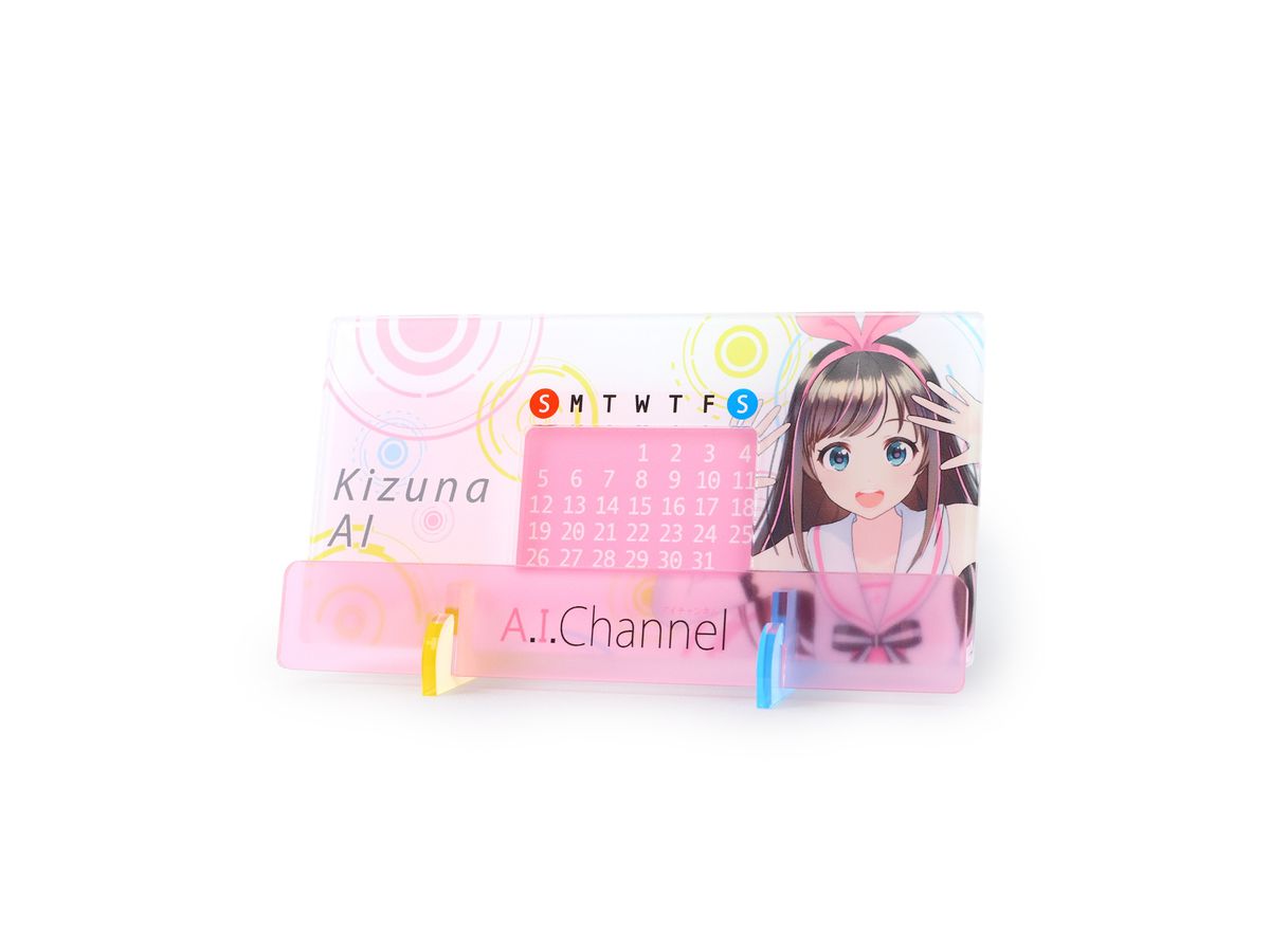 Kizuna AI: Desktop Acrylic Perpetual Calendar