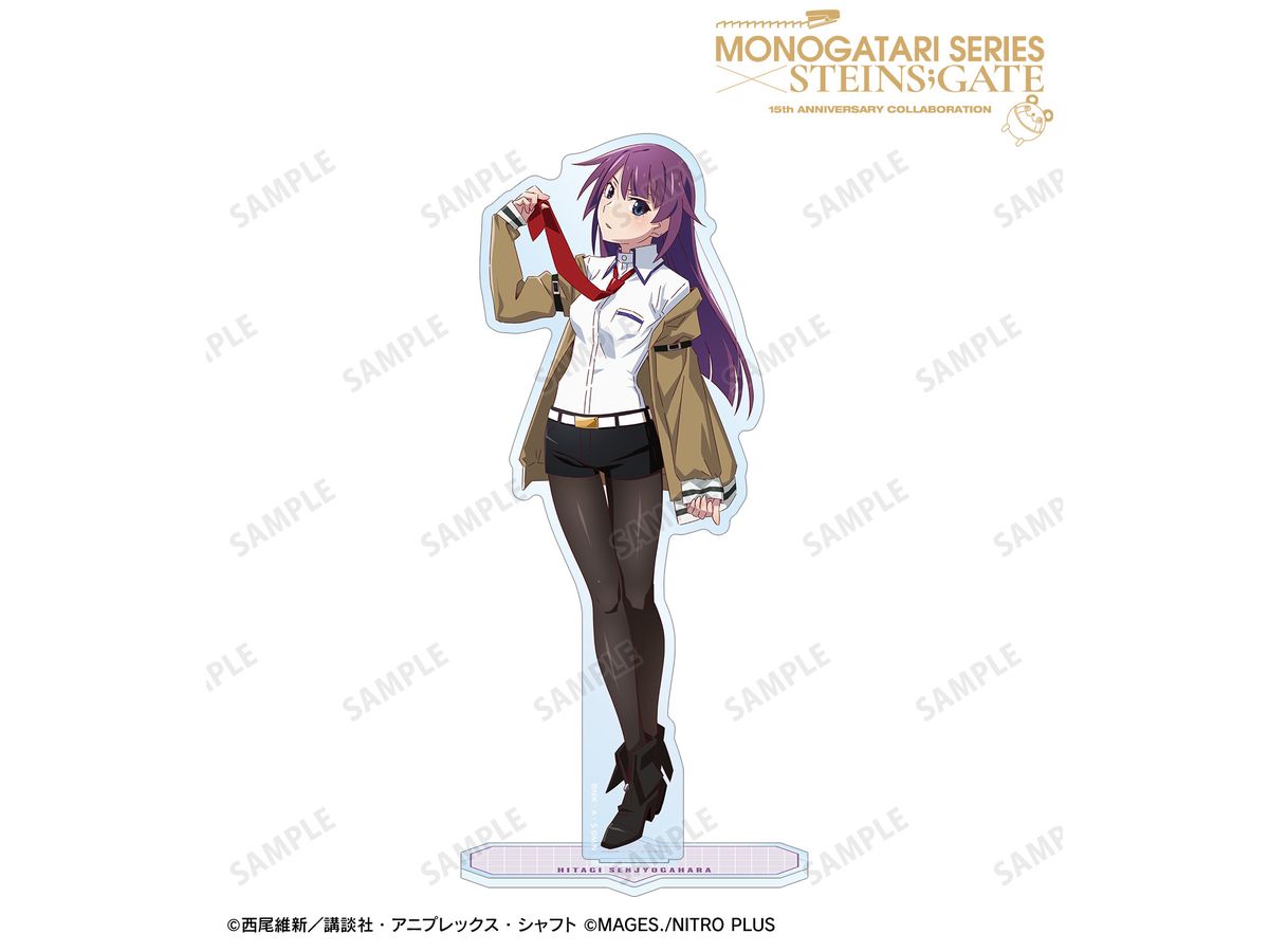 Monogatari Series x Steins;Gate: Newly Drawn Hitagi Senjougahara Collaboration Illustration Ver. Big Acrylic Stand