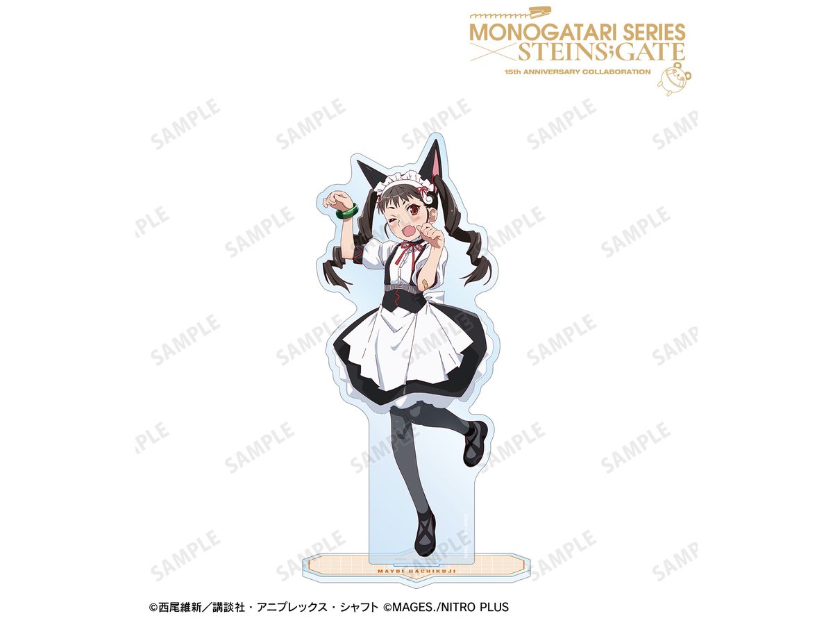 Monogatari Series x Steins;Gate: Newly Drawn Mayoi Hachikuji Collaboration Illustration Ver. Big Acrylic Stand