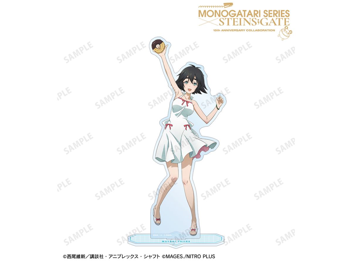 Monogatari Series x Steins;Gate: Newly Drawn Mayuri Shiina Collaboration Illustration Ver. Big Acrylic Stand