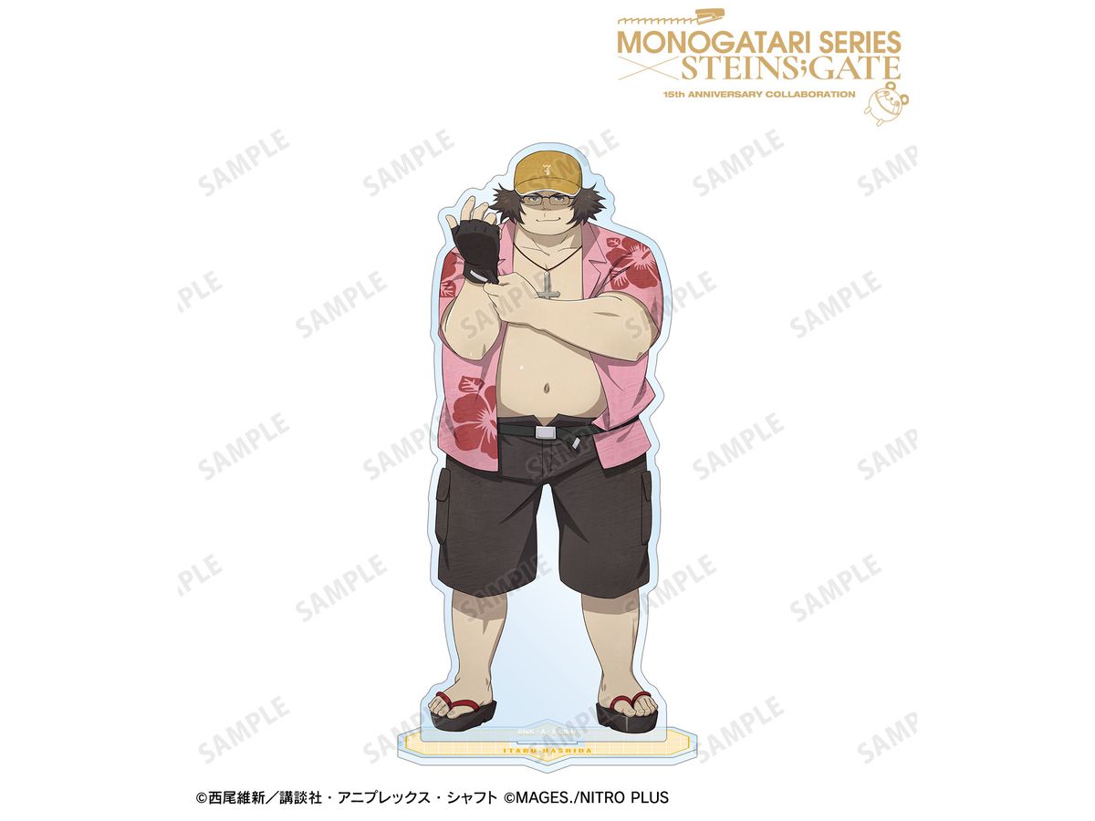 Monogatari Series x Steins;Gate: Newly Drawn Collaboration Illustration By Itaru Hashida Ver. Big Acrylic Stand