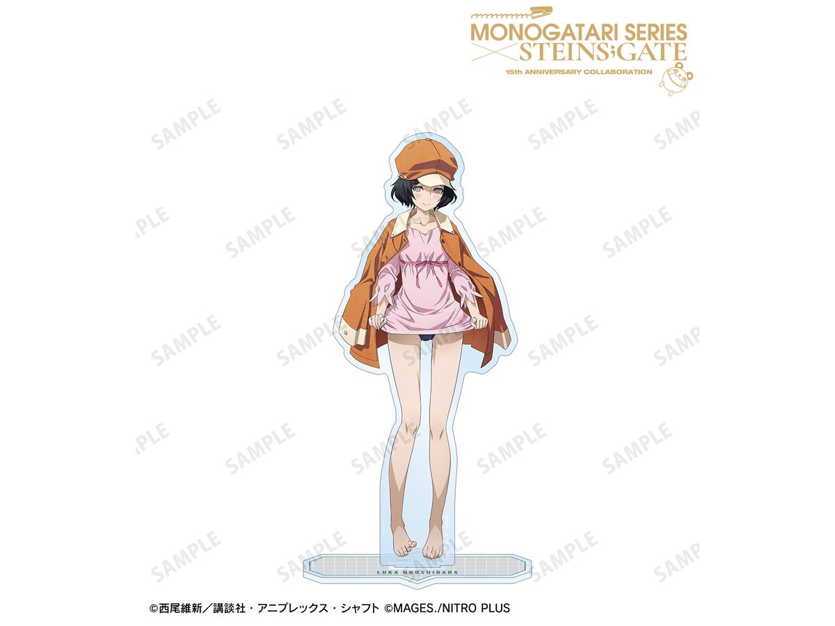 Monogatari Series x Steins;Gate: Newly Drawn Urushibara Ruka Collaboration Illustration Ver. Big Acrylic Stand