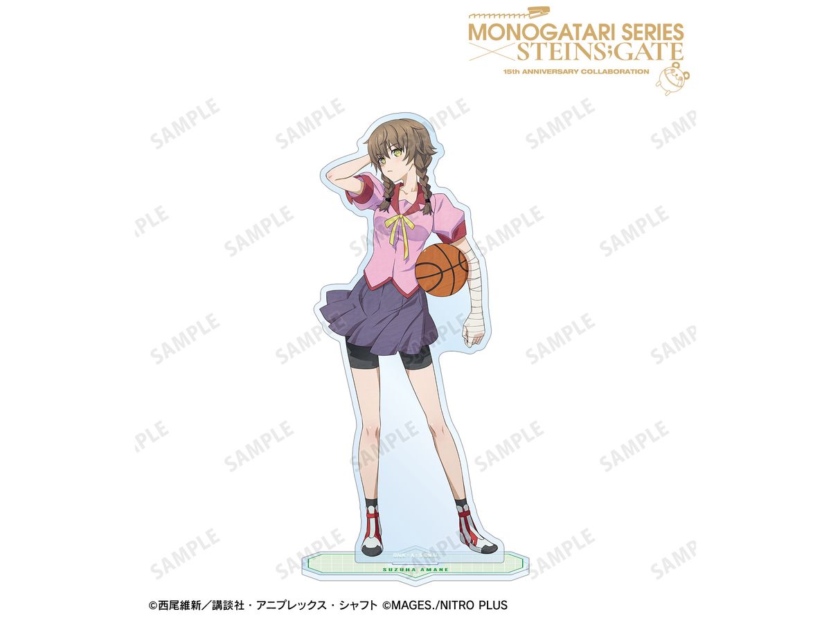 Monogatari Series x Steins;Gate: Newly Drawn Amane Suzuha Collaboration Illustration Ver. Big Acrylic Stand