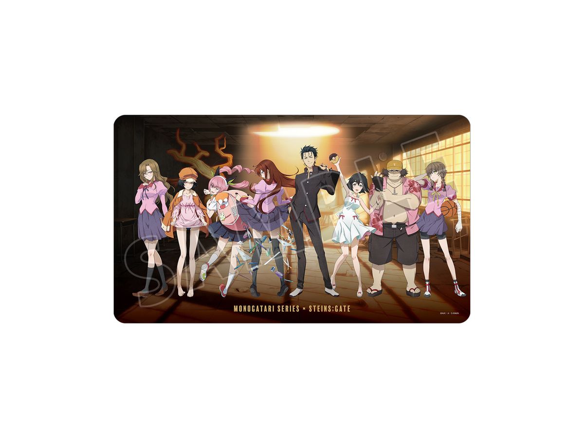 Monogatari Series x Steins;Gate: Newly Drawn Group B Collaboration Illustration Ver. Multi-Desk Mat