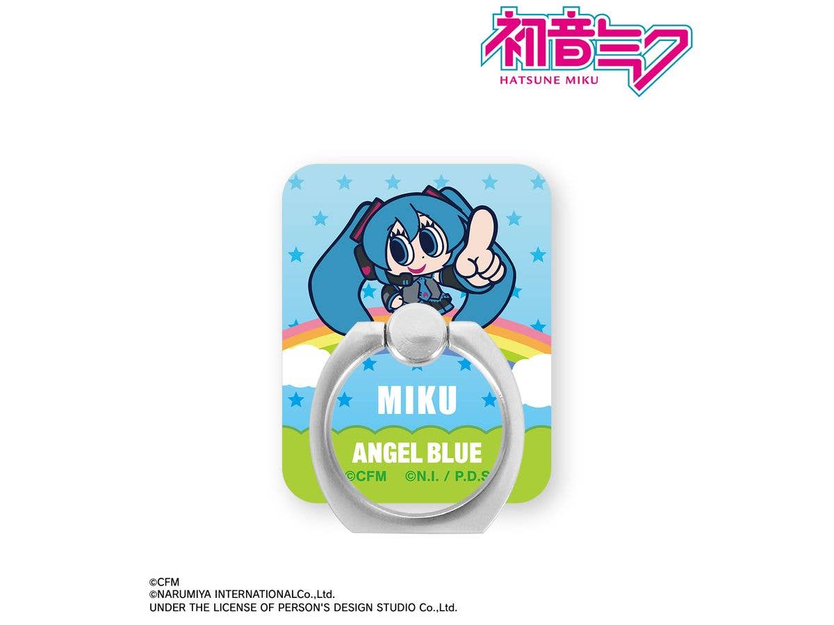 Hatsune Miku: Angel Blue Collaboration Original Hatsune Miku Acrylic Smartphone Ring