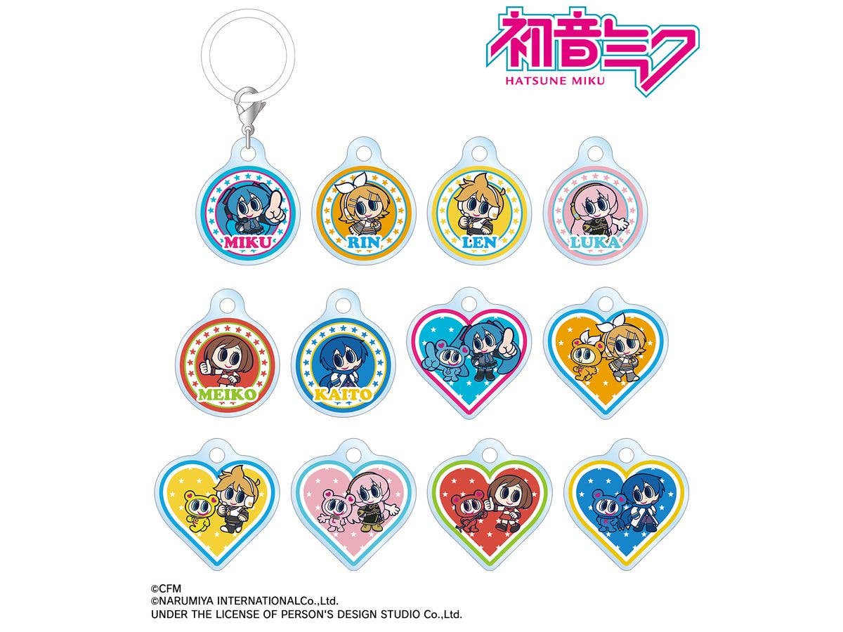Hatsune Miku: Angel Blue Collaboration Original Trading Acrylic Charms 1Box 12pcs