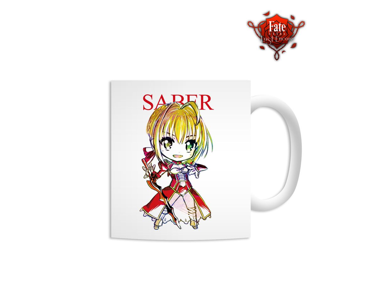 Fate/Extra Last Encore: Saber Deformed Ani-Art Mug