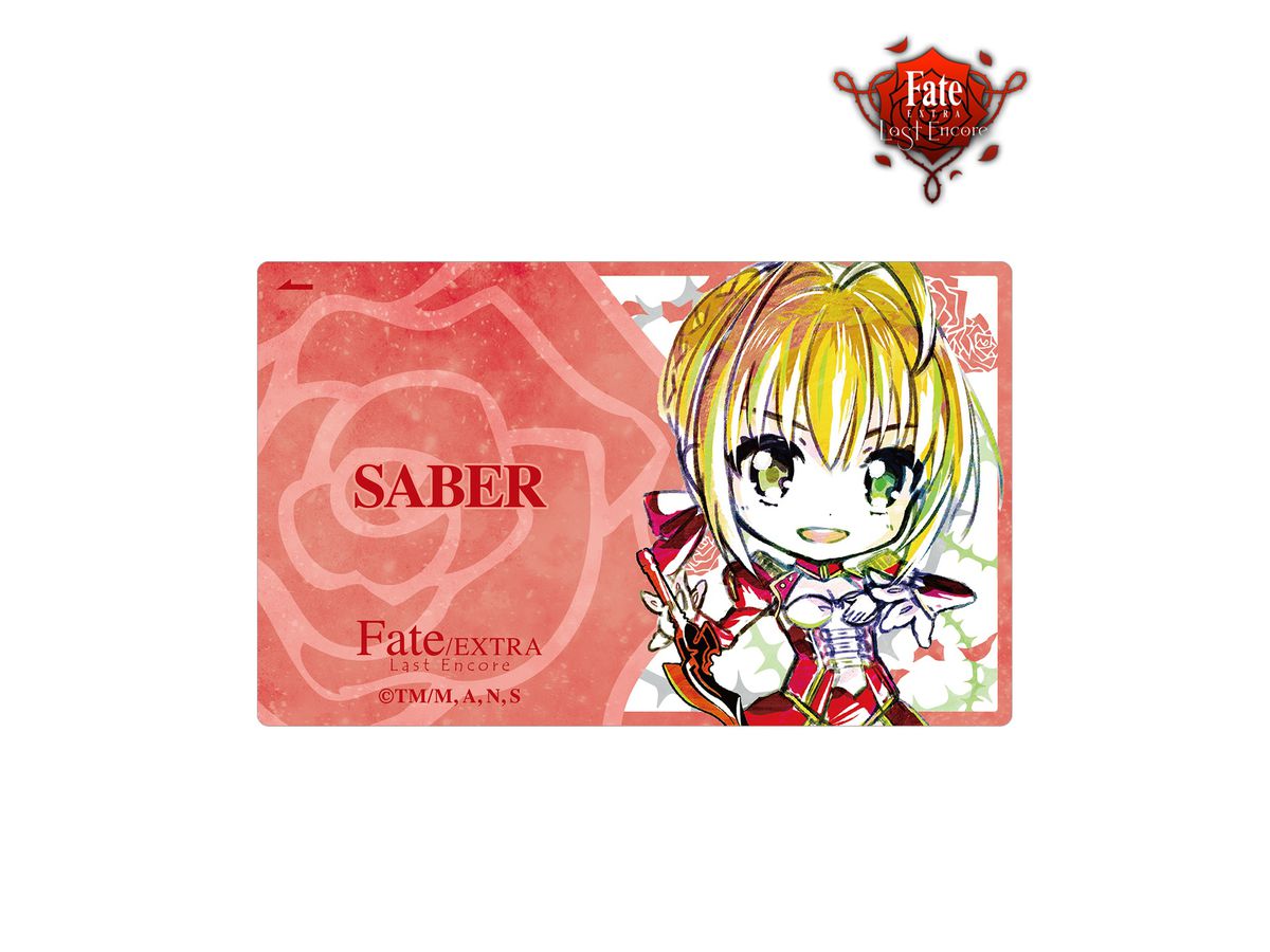 Fate/Extra Last Encore: Saber Deformed Ani-Art Card Sticker