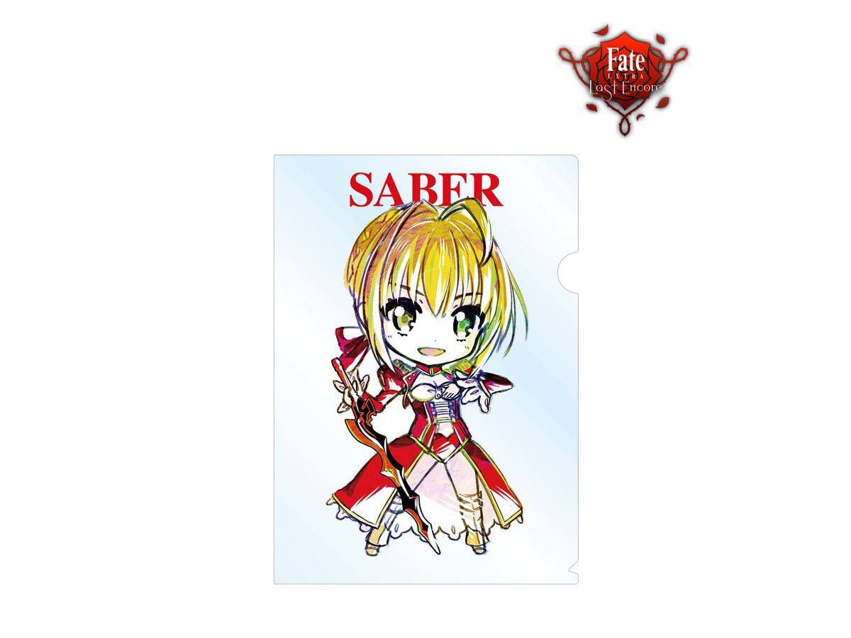 Fate/Extra Last Encore: Saber Deformed Ani-Art Clear File