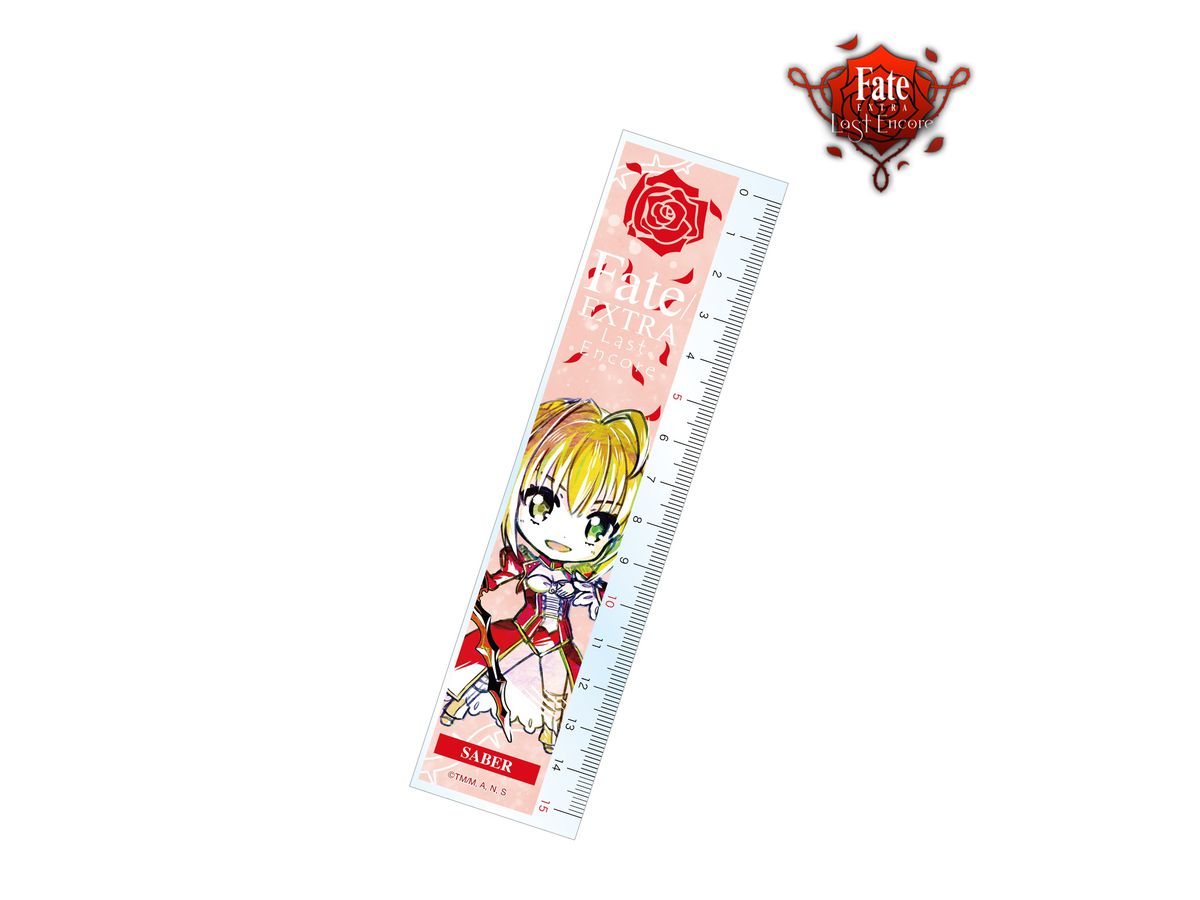 Fate/Extra Last Encore: Saber Deformed Ani-Art Acrylic Ruler