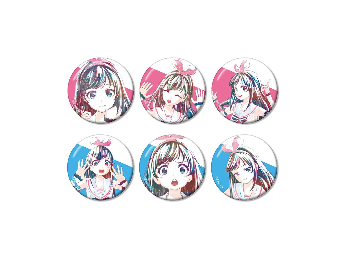 Kizuna AI: Trading Ani-Art Can Badge 1Box 6pcs