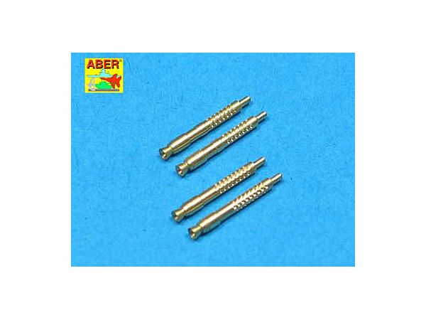 German 13mm MG131 aircraft gun barrel tip (4 pieces)