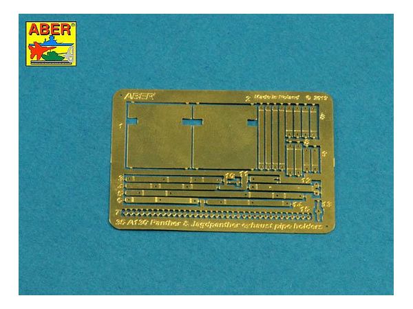 Exhaust Holders For Panther D; A & G Early, Jagdpanther G1 & G2 Early Universal Set