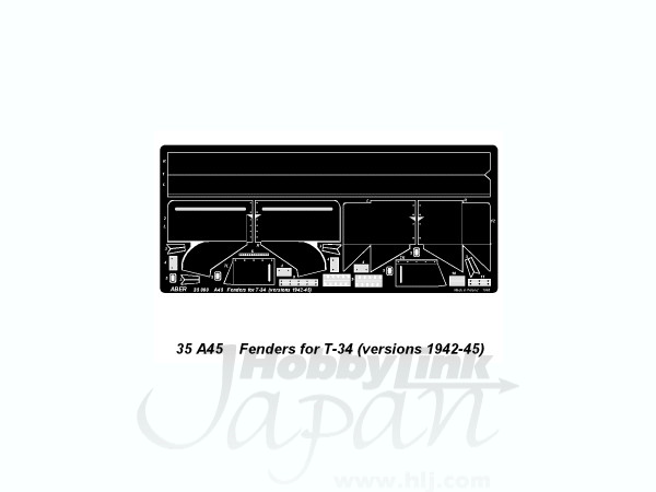 Fenders for T-34 Versions 1942-45