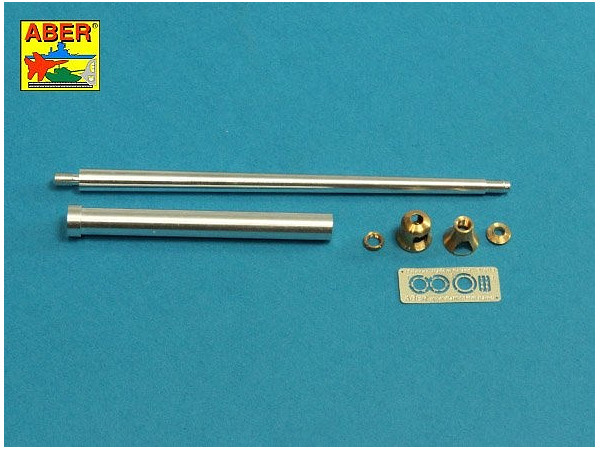 Barrel for German 8.8cm Kw.K 43/3 L/71 (one part) Gun used on Tiger B Porsche turret-early for Hobby Boss
