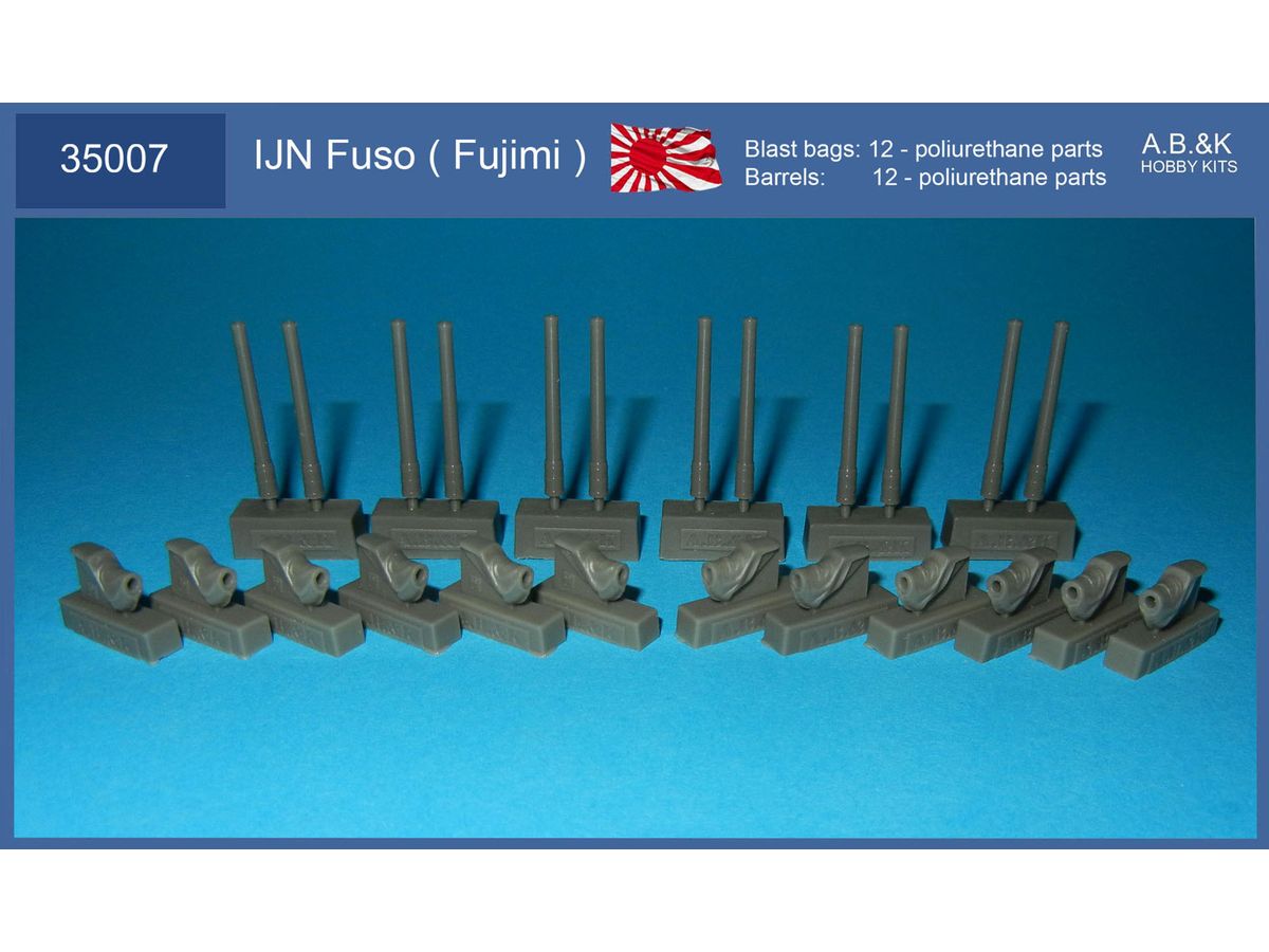 IJN Battleship Fuso barrels & blast bags