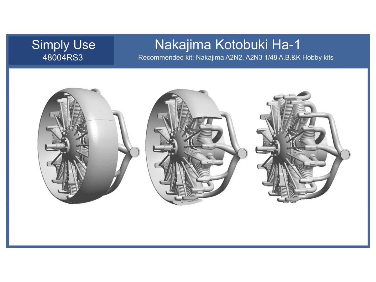 Nakajima Kotobuki Ha-1 Engine W/ Exhaust Type 3