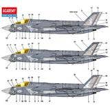 AF1 1/72 F-35B Lockheed Martin Lightning II - Marines VMFA-121 Green Knights - Diecast