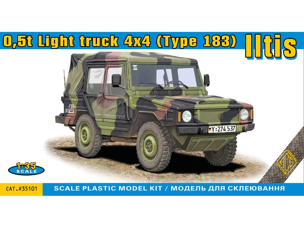 0.5t light truck 4x4 (type 183) Iltis