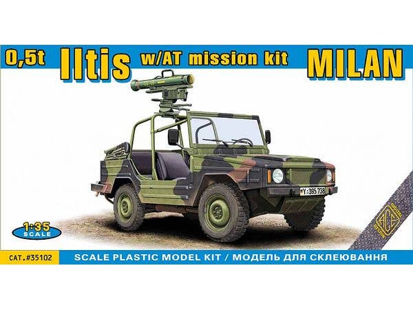 Iltis 0.5t light truck w/AT Milan missile system