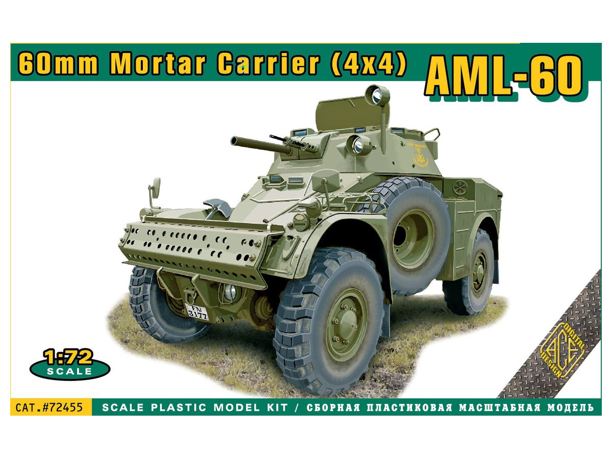 1/72 60mm Mortar Carrier (4x4) AML-60