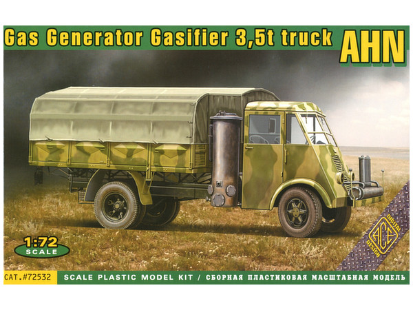 French Gaz Generator Gazifier 3.5t Truck AHN