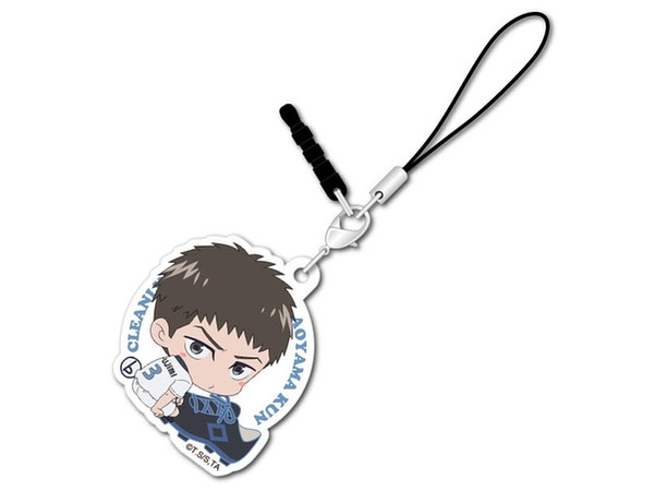 Clean Freak! Aoyama kun Bocchi -kun Acrylic Charm Kazuma Sakai