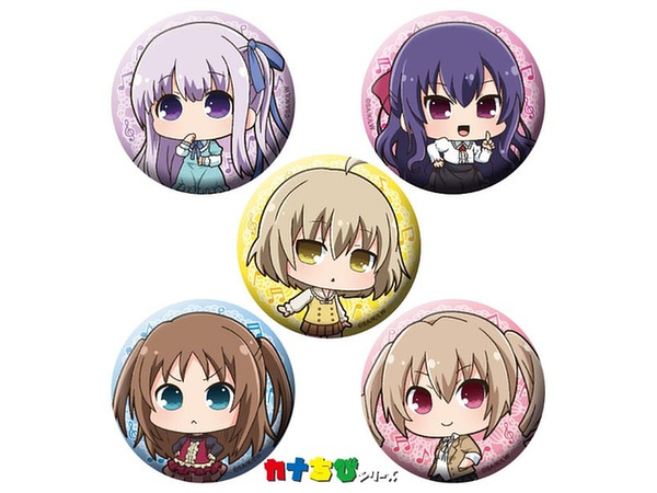 Angel's 3Piece! Kana-Chibi Can Badge Set (5pcs Set)