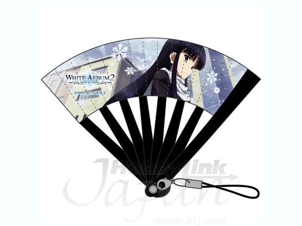 Mini Handy Folding Fan Strap Kazusa