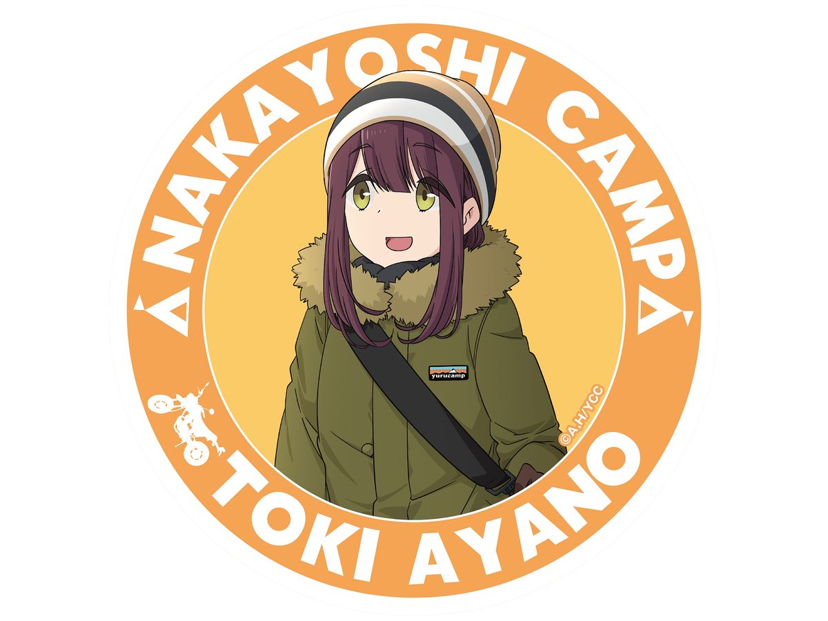 Nakayoshi Camp Reflector Magnet Sticker Ayano