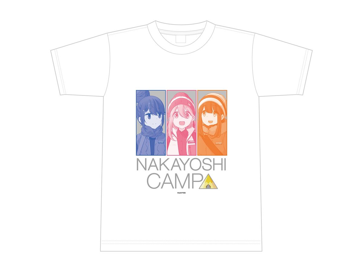 Laid-Back Camp Nakayoshi Camp T-shirt M