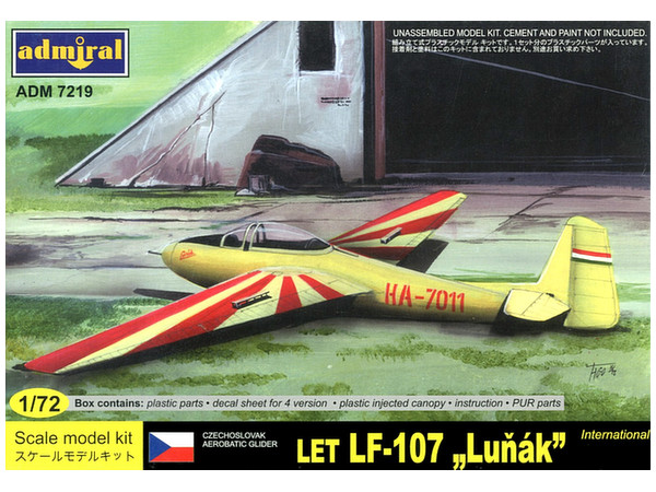 Czechoslovak Aerobatic Glider LET LF-107 "Lunak" International