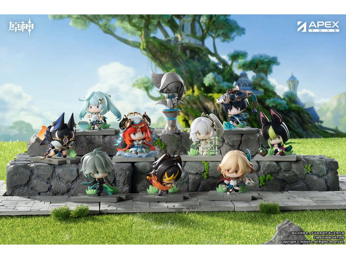 Genshin Impact: Battle Scene Trading Figure Sumeru Edition: 1Box (9pcs)