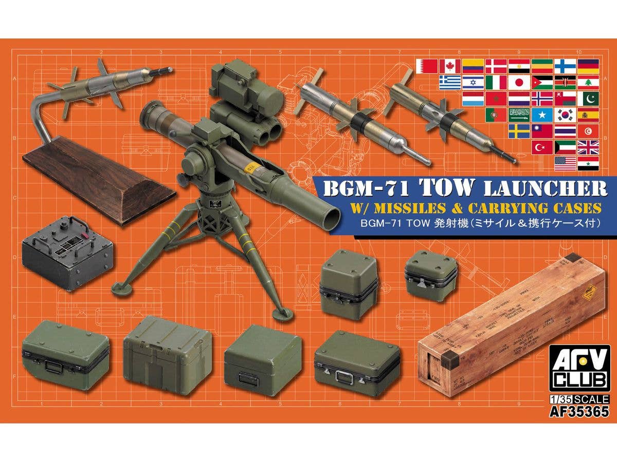 BGM-71 TOW Anti-Tank Missile System (w/Warhead & Carrying Case)