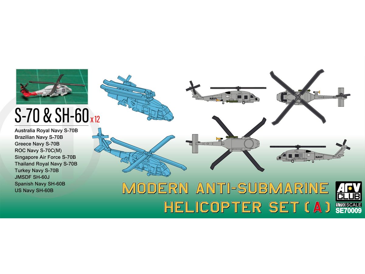 Current Anti-submarine Helicopter Set (A)