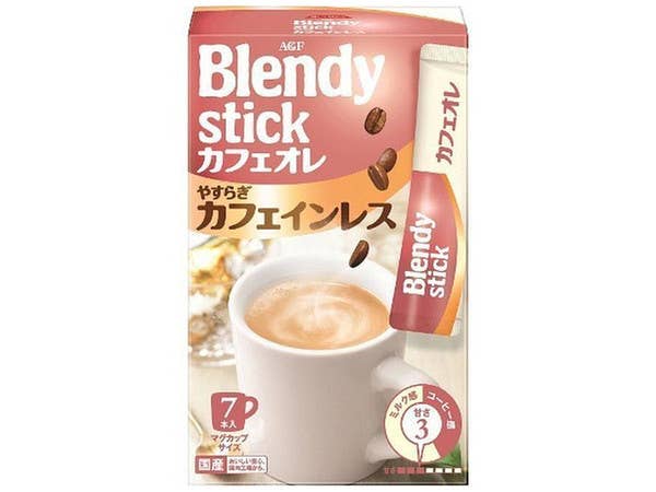 Blendy Stick Cafe Au Lait Decaffeinated (7pcs)