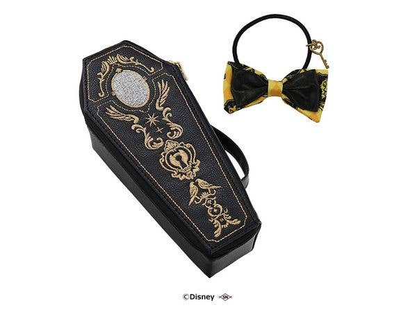Disney Twisted Wonderland Coffin-shaped Accessory Pouch & Ribbon Hair Tie - Savanaclaw Dorm