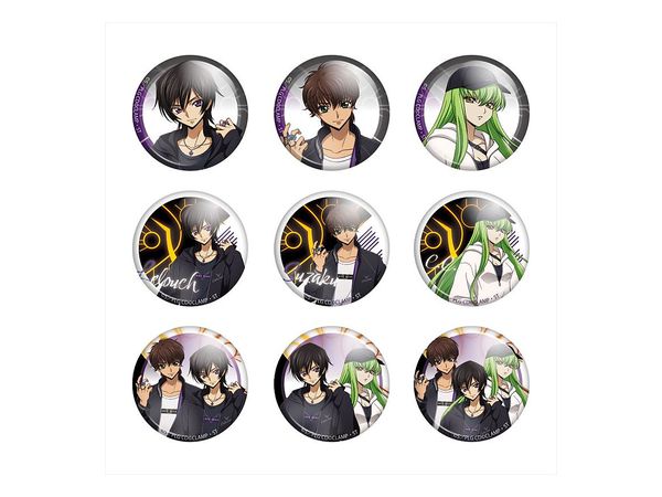 Code Geass: Lelouch of the Rebellion: Trading Can Badge: 1Box (9pcs)