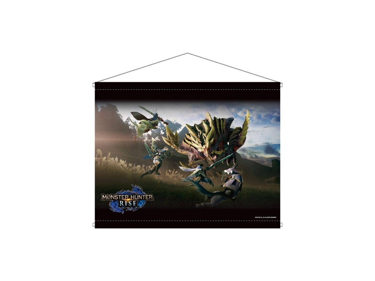 Monster Hunter Rise B2 Tapestry 1. Main Visual