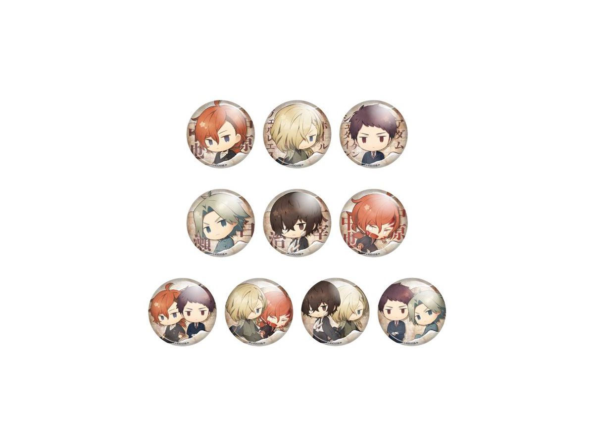 Bungo Stray Dogs on Stage: Deformed Can Badge: 1Box (10pcs)