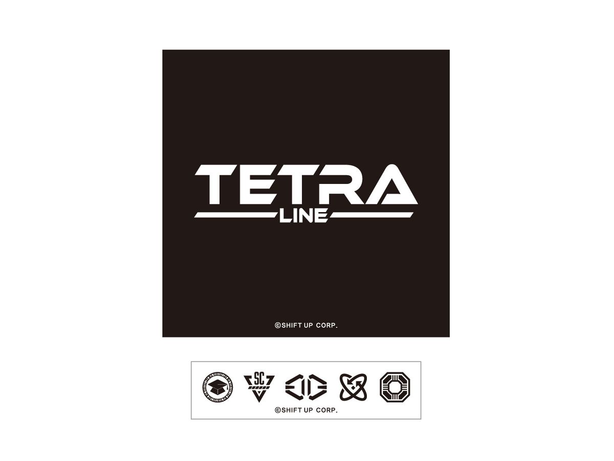 Nikke Goddess of Victory: Logo Sticker Tetra Line